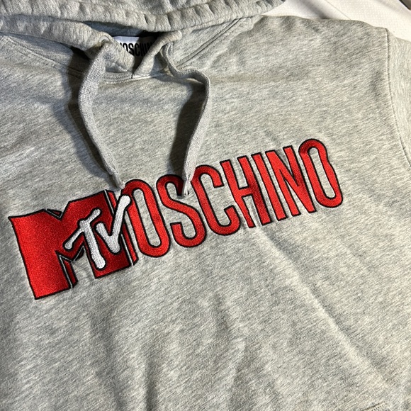 H&Moschino MTV Hoodie Moschino H&M Rare Small Like New NWOT Sweatshirt - Picture 2 of 7
